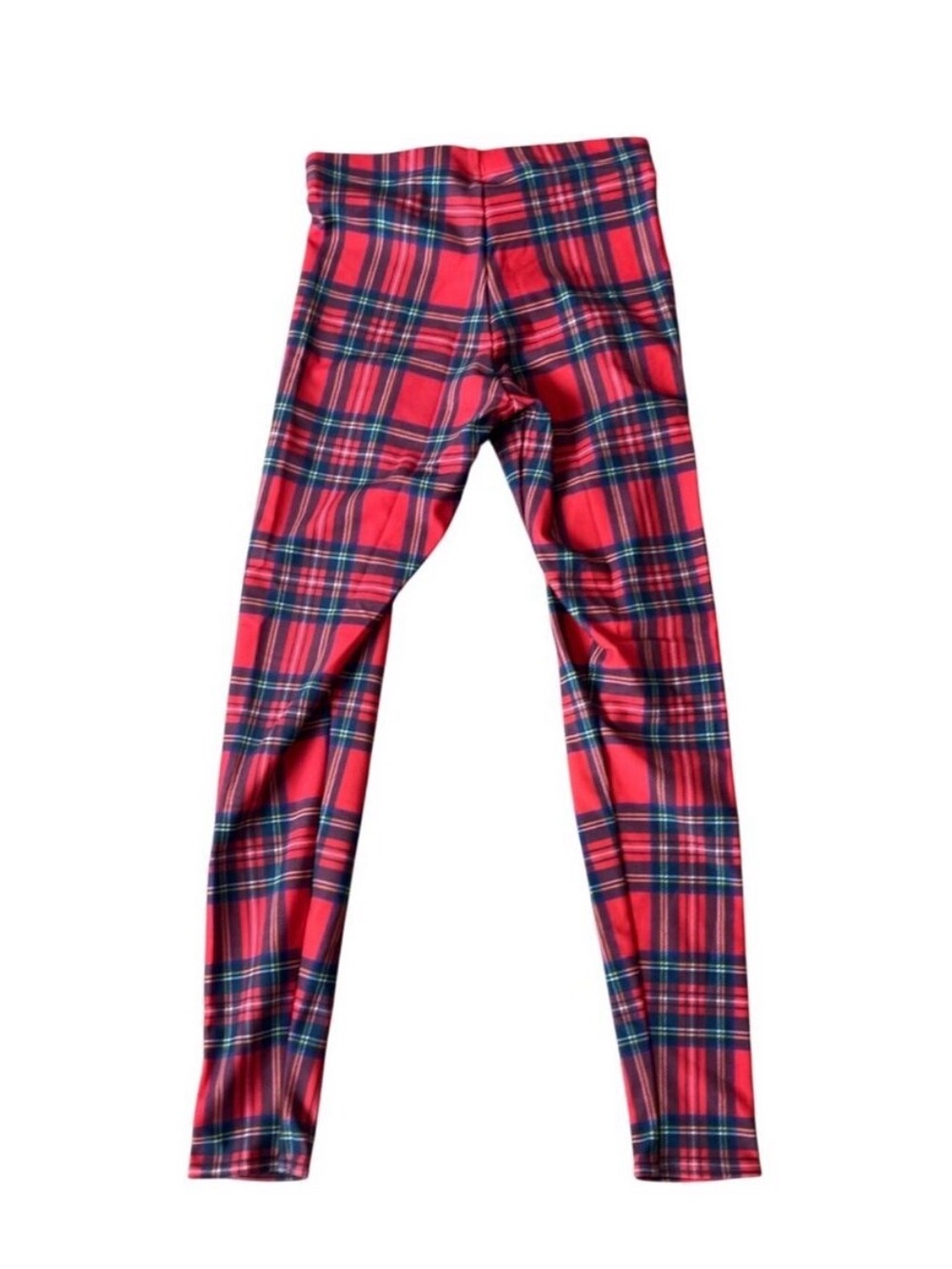 Black Milk Red Tartan Leggings Size Medium
